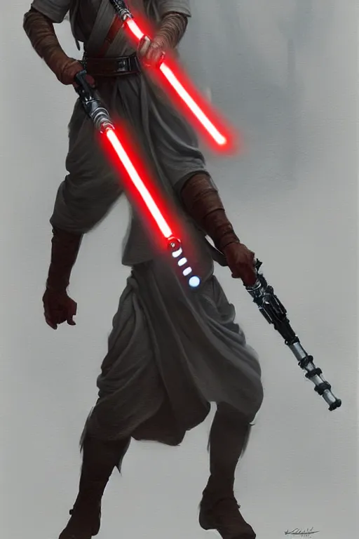 Image similar to breathtaking detailed concept art painting of a jedi winston churchil holding a lightsaber, by hsiao - ron cheng, exquisite detail, extremely moody lighting, 8 k