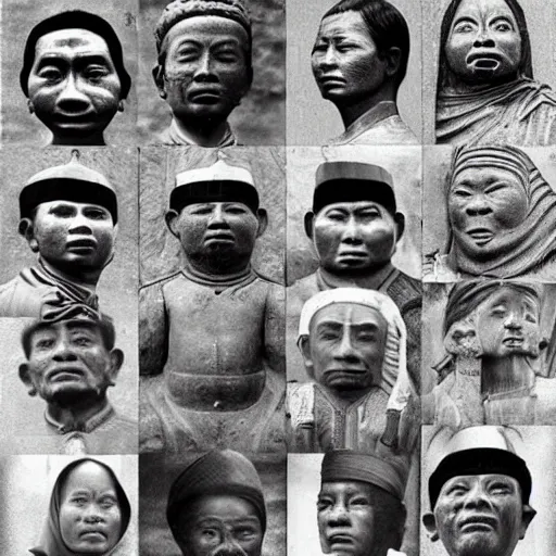 Image similar to indonesia history, perfect faces