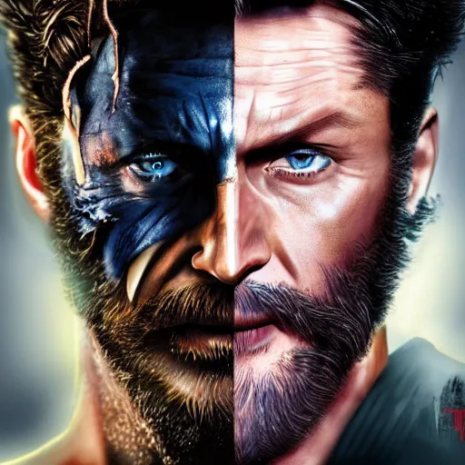 Image similar to tom hardy as wolverine from x - men digital art 4 k detailed super realistic