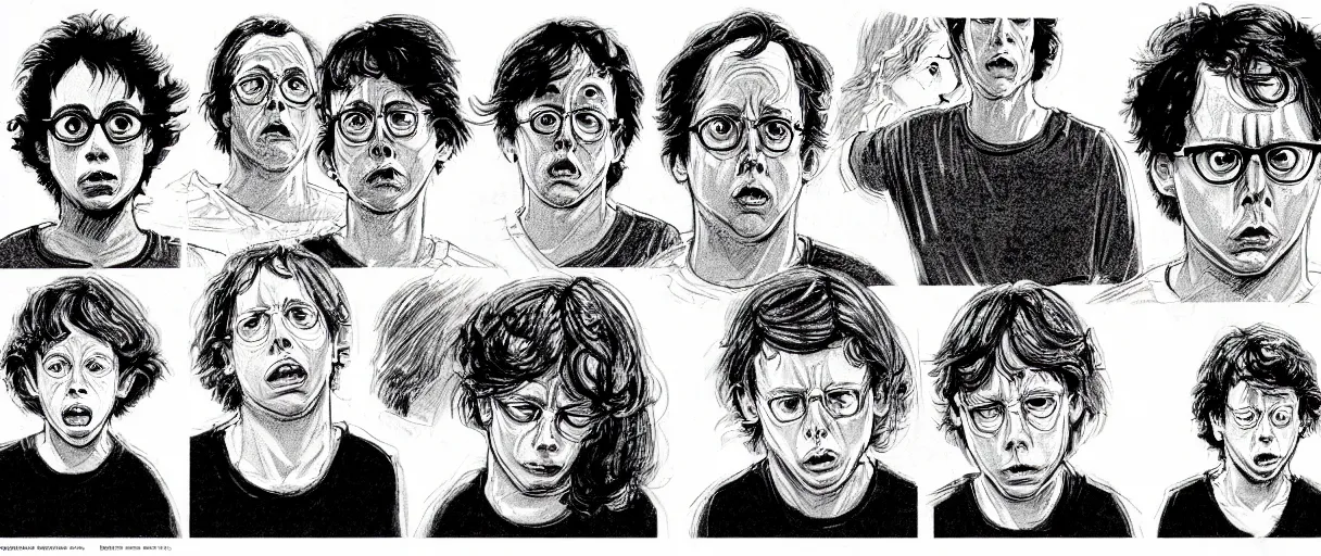 Image similar to character face study of todd solondz becoming god | vivid colors : storyboard, dramatic and emotional, concept design, realistic. by gabriel hardman, joe alves, j. todd anderson, chris bonura. cinematic atmosphere, detailed and intricate, perfect anatomy