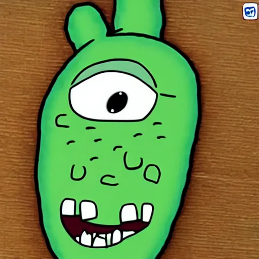 Image similar to pickle rick