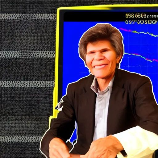 Prompt: Photo of Bogdanoff crashing the Bitcoin market