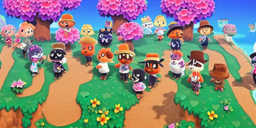 Image similar to M.C. Escher Animal Crossing: New Horizons