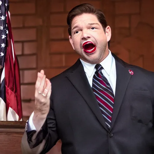 Prompt: vampire ron desantis