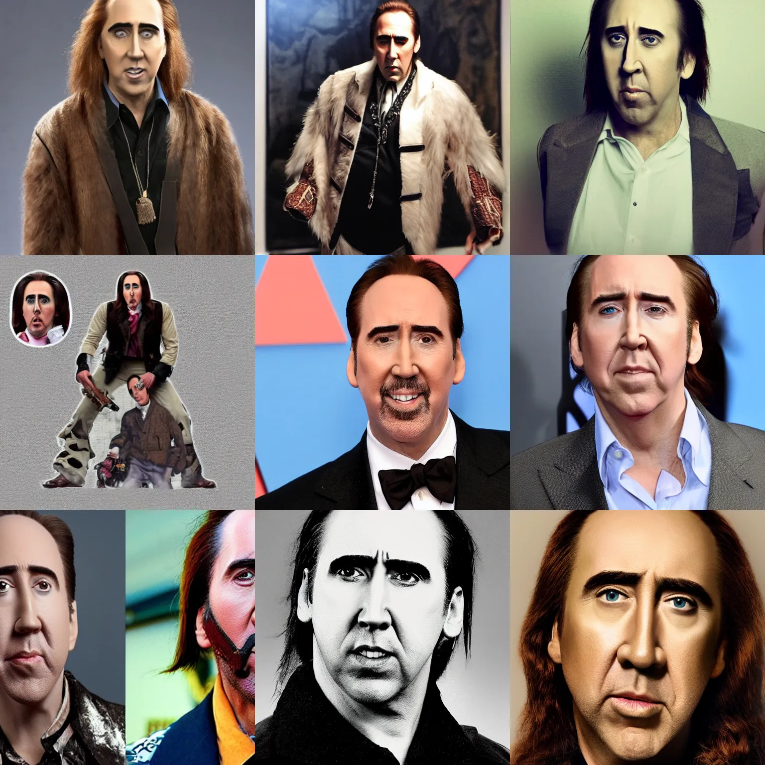 Prompt: nicholas cage as a rag doll