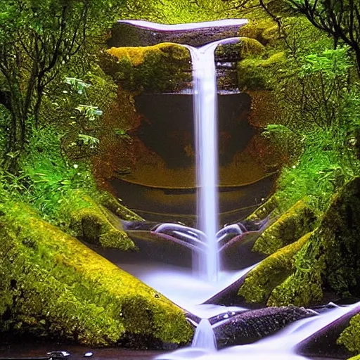 Image similar to “waterfall by escher”