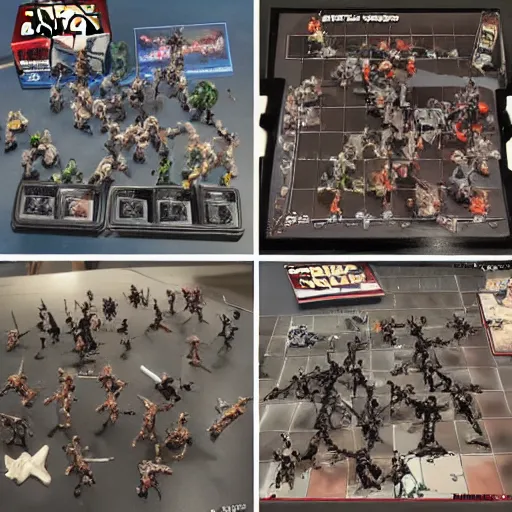 Image similar to zombicide vs star wars, extremely detailed