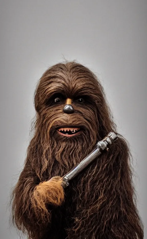 Image similar to portrait of the jew chewbacca, israel, kosher, hava nagila