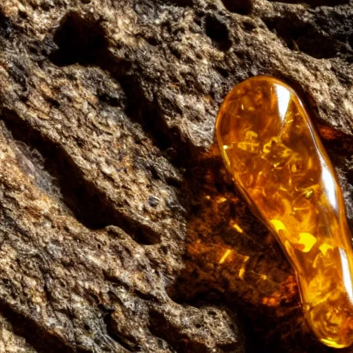 Image similar to fossilized human remains found in amber
