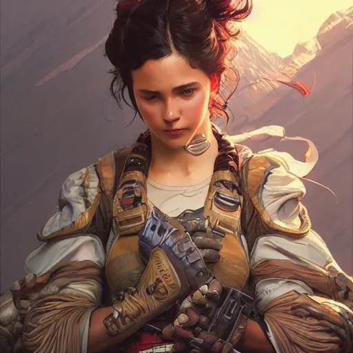 Image similar to watson from apex legends fantasy art, hyper detailed, extremely complex, hyper realistic art by artgerm and greg rutkowski and alphonse mucha