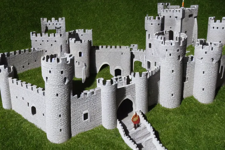 Image similar to a completed castle