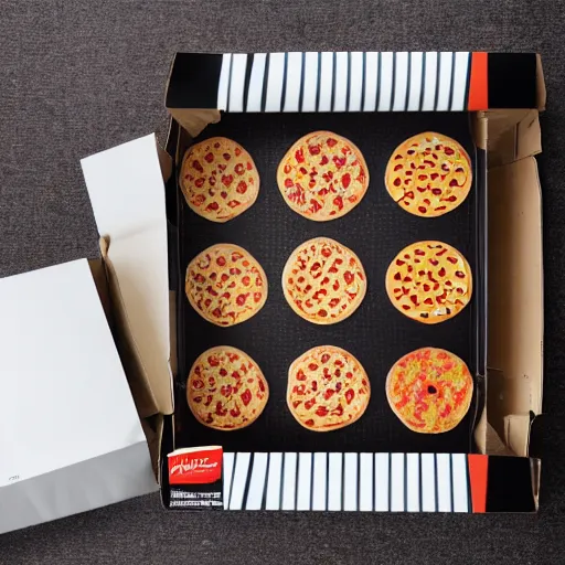 Prompt: new McDonalds Pizza box
