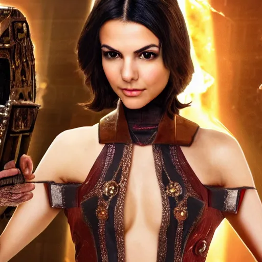 Image similar to victoria justice with huge chest as princess padme in star wars, 8k resolution, full HD, cinematic lighting, award winning, anatomically correct