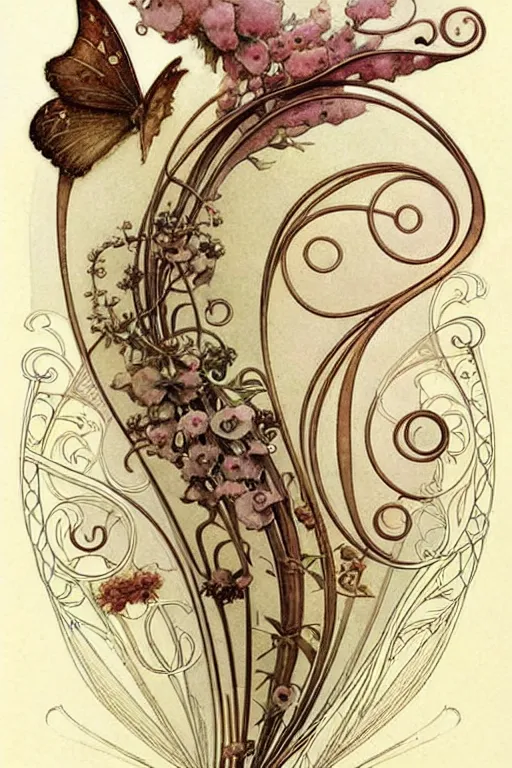 Image similar to ( ( ( ( ( handbook of art nouveau decorative designs lines motifs design ideas. muted colors. ) ) ) ) ) by jean - baptiste monge!!!!!!!!!!!!!!!!!!!!!!!!!!!!!!