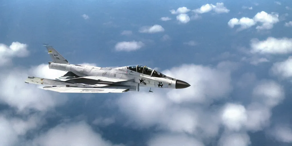 Image similar to vf - 1 valkyrie flying over the clouds