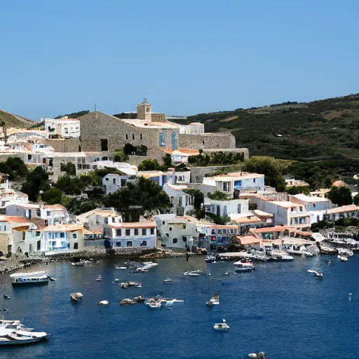 Prompt: cadaques village