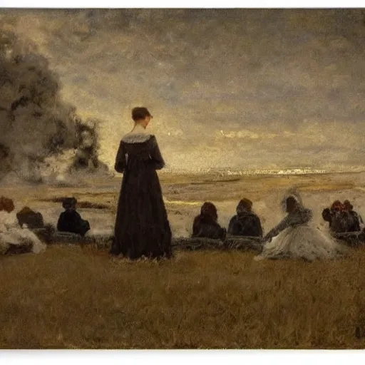 Image similar to spectre by alfred stevens