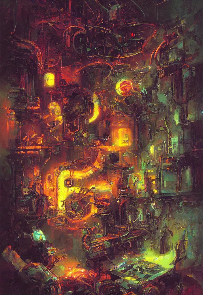 Image similar to portrait of a rat mad scientist, art by PAUL LEHR