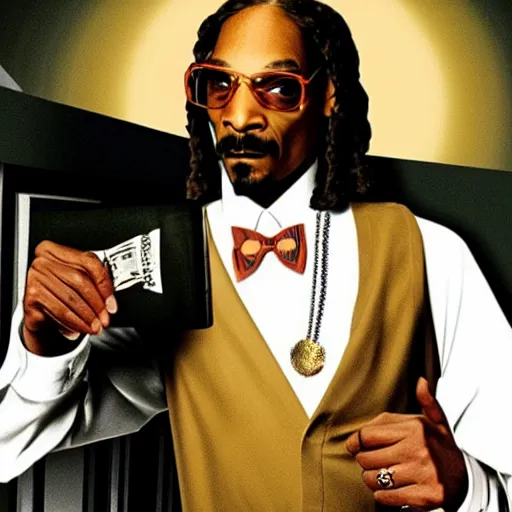 Prompt: Snoop Dogg as Jules in Pulp Fiction