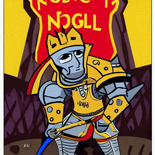 Image similar to a nobel knight by genndy tartakovsky