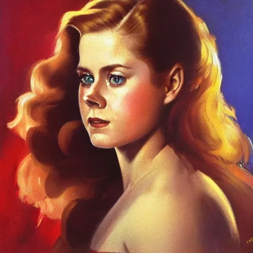 Prompt: ultra realistic portrait painting of amy adams in soviet russian propaganda, art by frank frazetta, 4 k, ultra realistic, highly detailed, epic lighting
