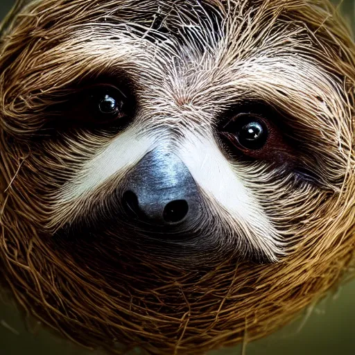 Prompt: creepy sloth