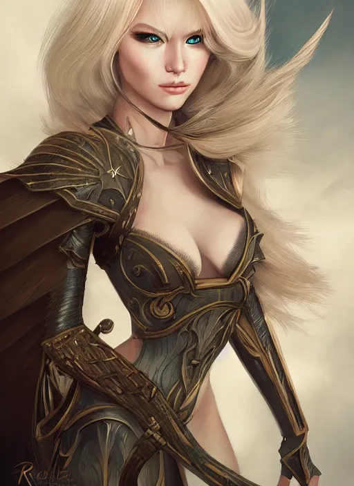 Image similar to blonde combat fairy venizian era, dark fantasy, extremely detailed, sharp focus, portrait, smooth, digital illustration, by rossdraws, frank franzzeta