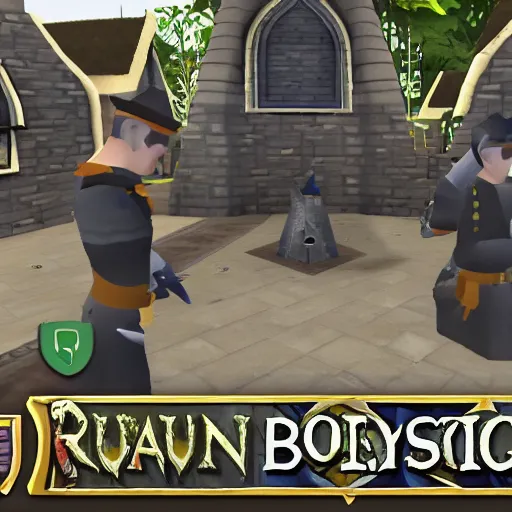 Prompt: runescape in the style of police bodycam footage