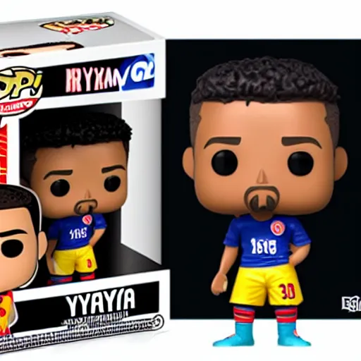 Image similar to neymar funko pop toy, detailed