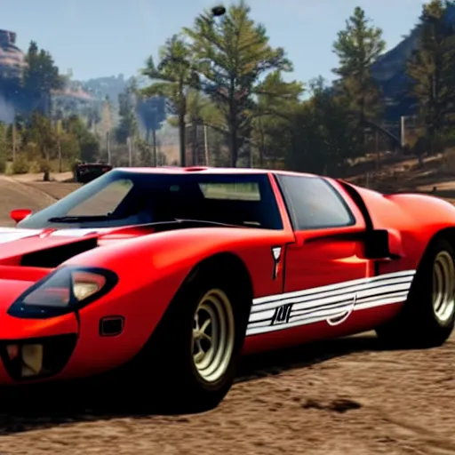 Image similar to ford gt 4 0 in red dead redemption 2