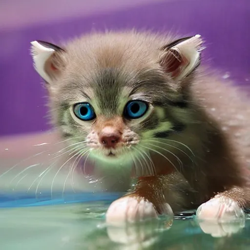 Image similar to water kitten