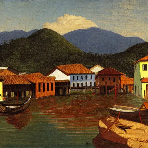 Prompt: paraty painted by giovanni antonio canal