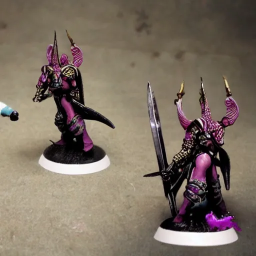 Image similar to everybody loves signvald the magnificent, prince of slaanesh