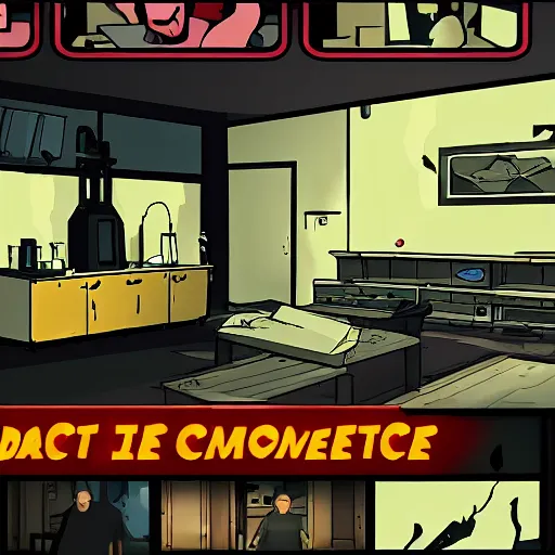 Prompt: Screenshot of The Silent Age, a point and click adventure game, developed by Danish indie game studio House on Fire, and released for iOS and Windows. The game's story focuses on a janitor who is plunged into a task of saving humanity from an apocalyptic event by using time travel, discovering the future that will come about if the event is not prevented.