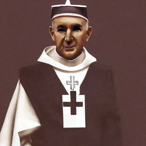 Prompt: pope john paul the second as a nazi soldier, realistic picture