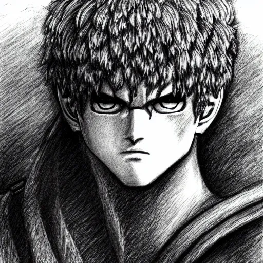 a very detailed pencil drawing of berserk 4 k, high | Stable Diffusion ...