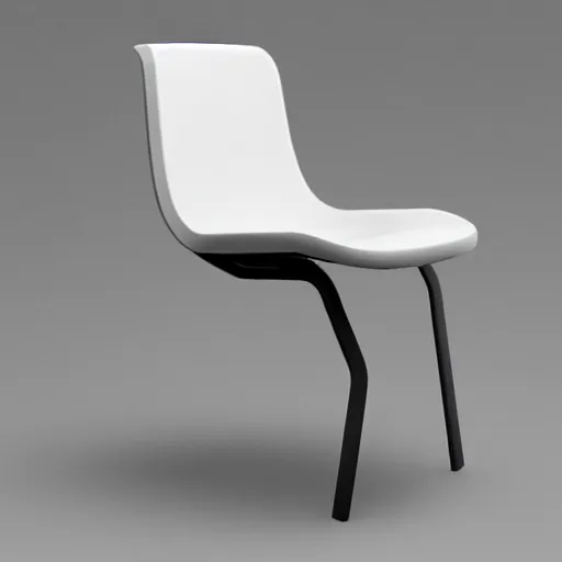 Image similar to a chair from the future, futuristic