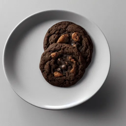 Prompt: cookies [ within bowl ]!!! resting on table, trending on artstation, cgsociety, [ overhead view ]!!, 4 k quality, intricately defined, professional photography, complexly detailed, polycount