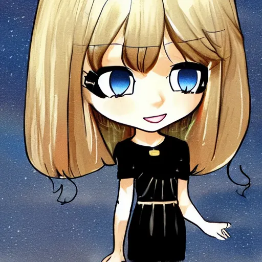 Prompt: chibi Taylor swift