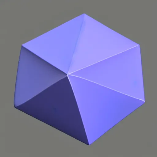 Prompt: low - poly kepler poinsot polyhedra