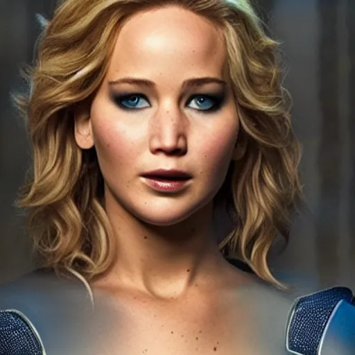 Image similar to Jennifer Lawrence as Starlight, from The Boys (Series)