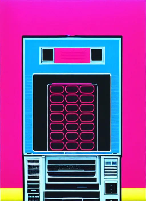 Image similar to old computer monitor by shusei nagaoka, kaws, david rudnick, airbrush on canvas, pastell colours, cell shaded, 8 k