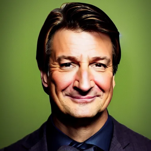 Prompt: dr nathan fillion in the style of guy fawkes mask, professional food photography