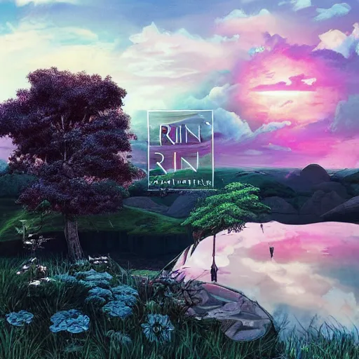 Prompt: rin shelter porter robinson landscape dream