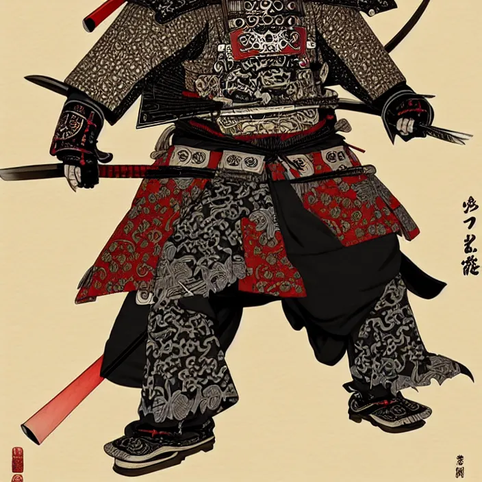 Prompt: anthropomorphic samurai bear, fantasy, intricate, highly detailed, lifelike, photorealistic, digital painting, artstation, illustration, concept art, smooth, sharp focus, art by kitagawa utamaro and ogata korin and aya takano