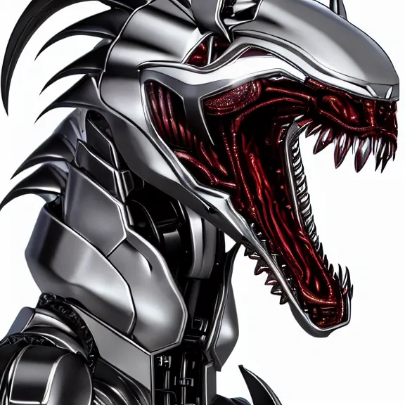 Image similar to close up detailed mawshot of a perfect elegant beautiful stunning anthropomorphic hot robot mecha female dragon, with sleek silver metal armor, glowing OLED visor, looking the camera, eating camera pov, open dragon maw being highly detailed and living, pov camera looking into the maw, food pov, micro pov, prey pov, vore, dragon vore, digital art, pov furry art, anthro art, furry, warframe art, high quality, 8k 3D realistic, dragon mawshot art, maw art, macro art, micro art, dragon art, Furaffinity, Deviantart, Eka's Portal, G6