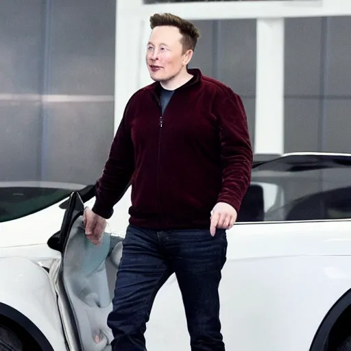 Prompt: elon musk, beetroot head