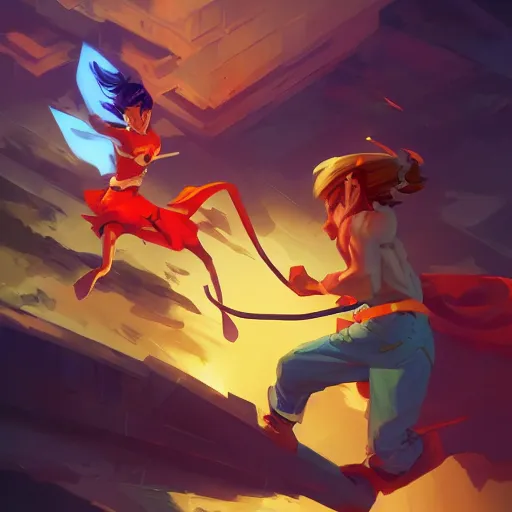 Image similar to hero world super nintendo, behance hd by jesper ejsing, by rhads, makoto shinkai and lois van baarle, ilya kuvshinov, rossdraws global illumination