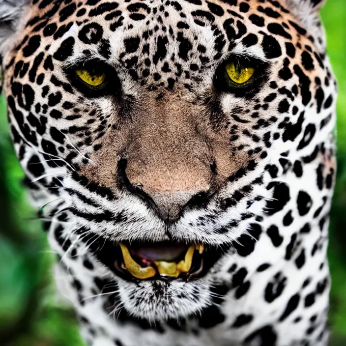 Prompt: portrait photograph of crypto from apex legens, young male, symmetric face!, symmetric round detailed eyes!!, slight smile, natural light, with a very detailed jaguar! on her shoulder in a tropical greenhouse. looking at the camera!! super resolution. extremely detailed. graflex camera!, bokeh!!!!! trending on artstation.