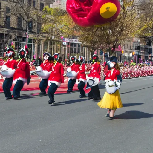 Prompt: macy's day parade